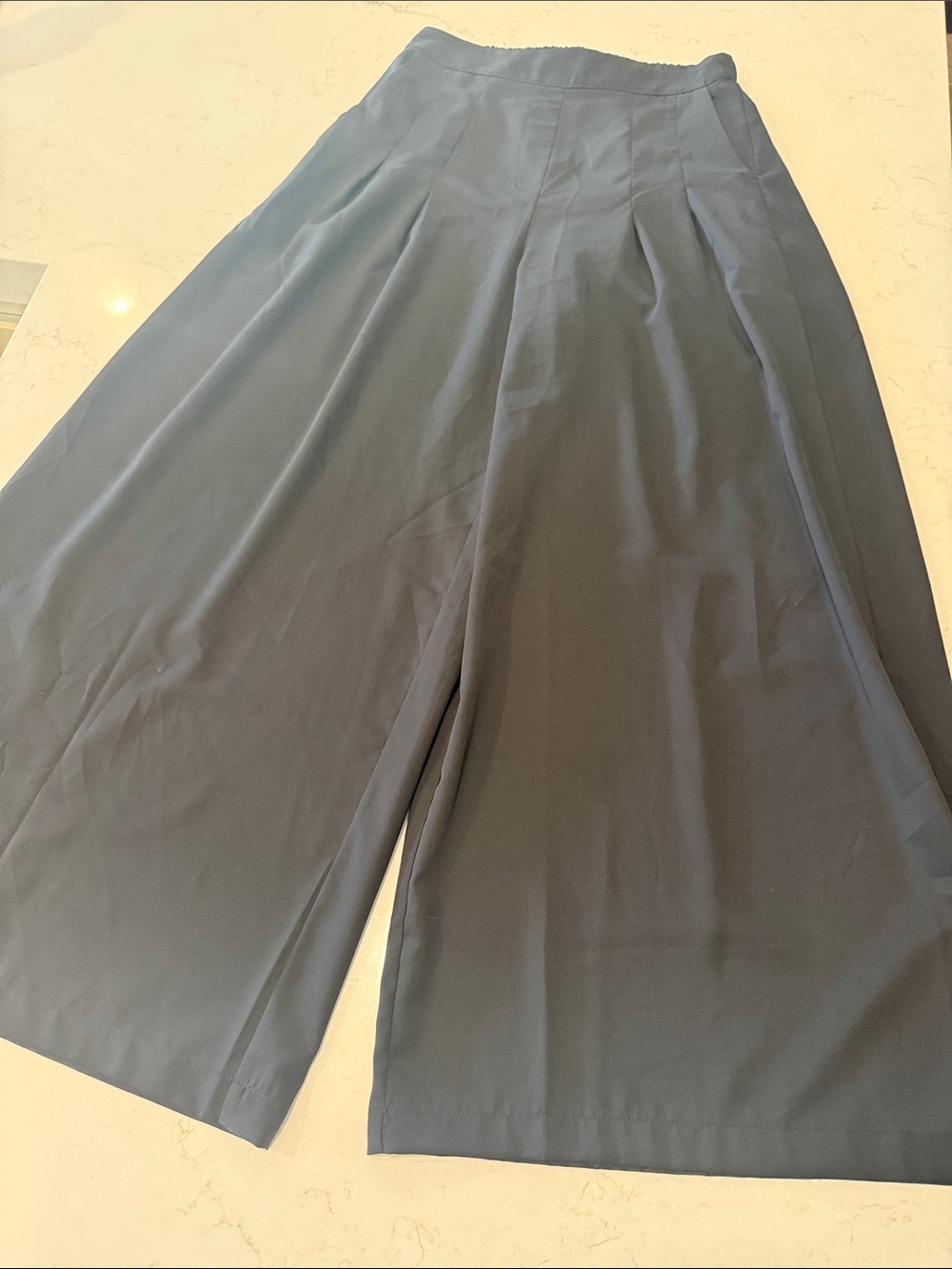 Wide Leg Women's Palazzo Pants in Black